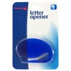 Officemate OIC Deluxe Plastic Letter Opener, Blue (30310)