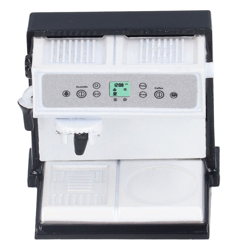 Coffee Maker Toys Alloy Simulation Furniture Mini Doll House Accessories