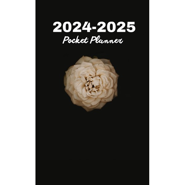 2024-2025 Pocket Planner: Small 2 Year Calendar Schedule Organizer Start