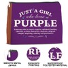 LGLZSHP Purple Lover Gifts for Women Makeup Bag Inspirational Purple