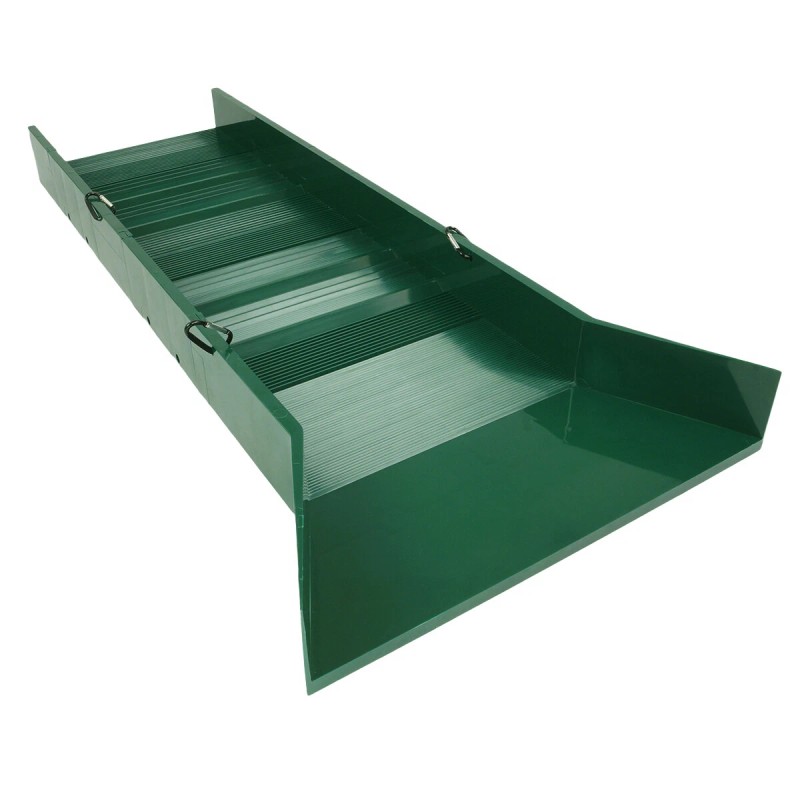 Serious Detecting Lightweight Green Sluice Box 30" w/ Shoulder Strap