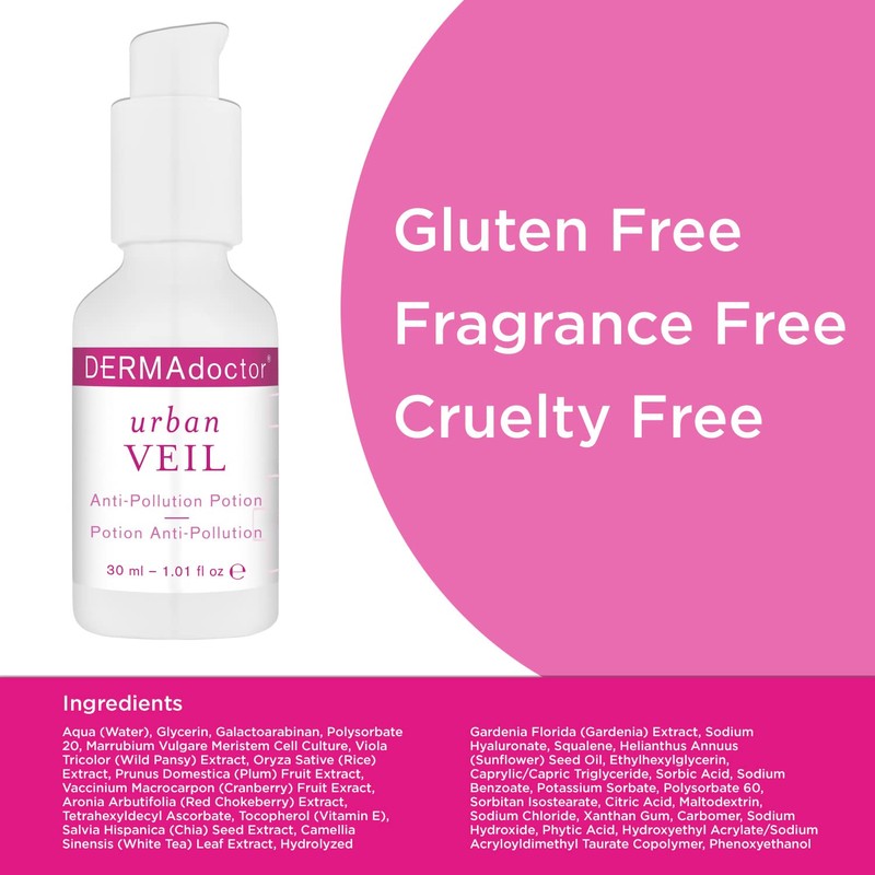 DERMAdoctor Urbaner Schleier Anti-Pollution Potion, 1,01 Fl Oz