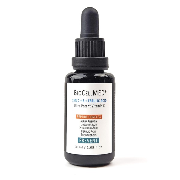 15% CE+Ferulic Vitamin C Serum for Face with C-Ester, Alpha