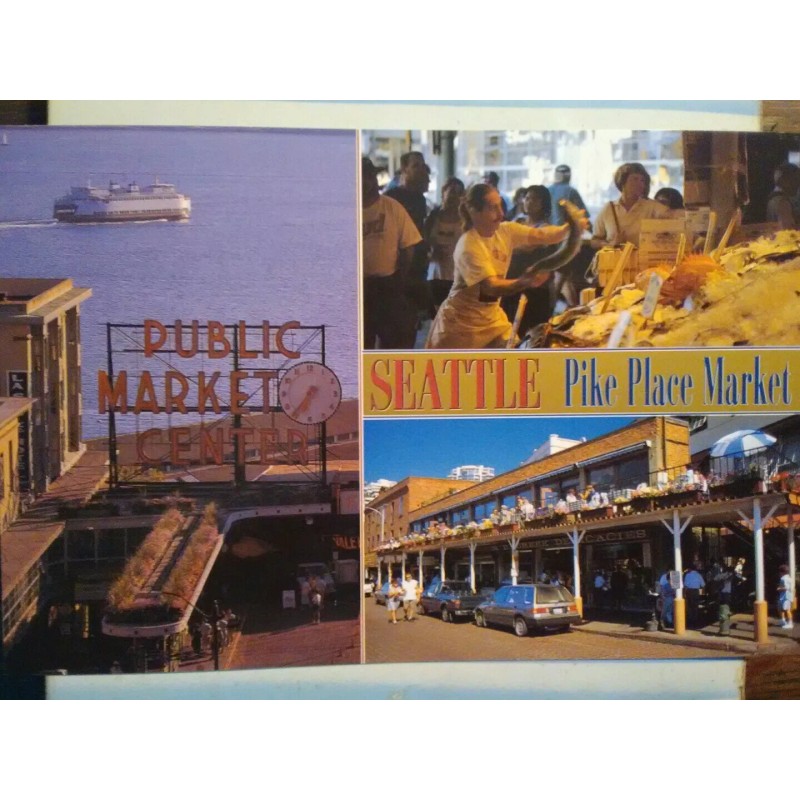 MICHAEL'S POST CARDS KENT WA CHROME POST CARD AERIAL VIEW