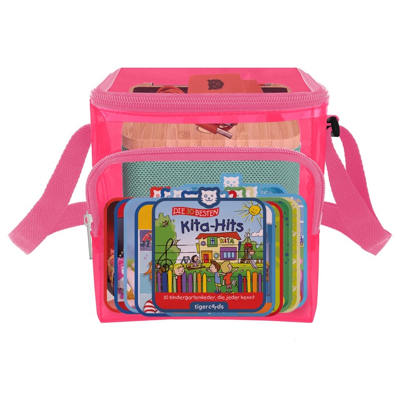 Carry Case for Tonie Characters and Toniebox, Clear Bag for