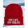 tshirtladen Mütze - My life, my rules - Beanie One