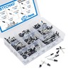 420pcs Pop Rivets, BESTYCHAO 8 Sizes Aluminum Blind Rivets, M3.2