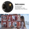 1:12 Dollhouse Wall Lamp LED Warm Lighting Vintage Look Metal
