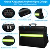 Fireproof Wallet with Lock, Fireproof Box with 6500°F, 10 Layers