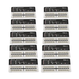 200pcs 022 Slot Dental Brackets Brace Highly Polished Monoblock Edgewise Teeth Bracket Brace Without Hooks