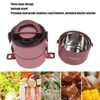 Thermal Lunch Box 2200ml Three Layer Detachable Compartment Design Portable