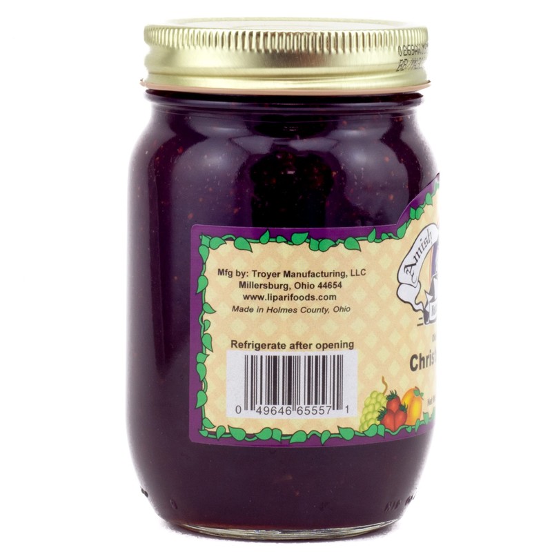 Amish Wedding Old Fashioned Christmas (Cranberries & Strawberries) Jam, TWO