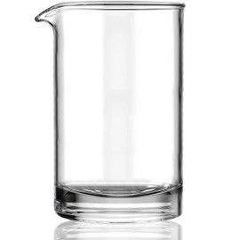 Cocktail Mixing Glass with Seamless and Handblown Construction - Plain Design (24oz)