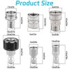 10 Pack Pressure Washer Quick Connect Fittings, Stainless Steel Pressure