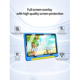 Screen Protector for HiGrace KT1016 Kids Table 10 inch Android 14 Tablet Octa-Core,Anti-Scratch 9H Hardness Touch Sensitive 2.5D Rounded Edges Bubble Free Easy to Install,2 Pack.