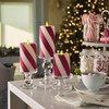 Luminara Candy Cane Flameless Moving Flame LED Candle (6.5-inch) Real