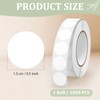 YIKIADA 1000 PCS Dot Stickers 1/2 Inch Round Small Coding