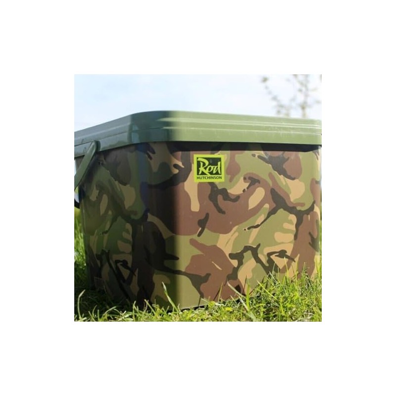 Rod Hutchinson 10Ltr Camo Bucket