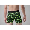 Valentines Underwear for Men Weed Hearts Fun Boxer Briefs Gift