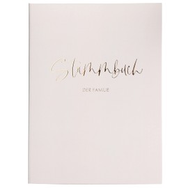 DeinWeddingshop Family Register, Deluxe Series, Hard Cover, 16 x 21 cm