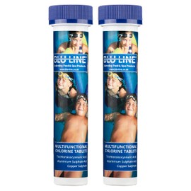 20x small multifunctional chlorine tablets 20g with test strips