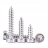 FandWay Torx Self-Tapping Screws, M5 x 12/16/20/30/40 mm Stainless Steel