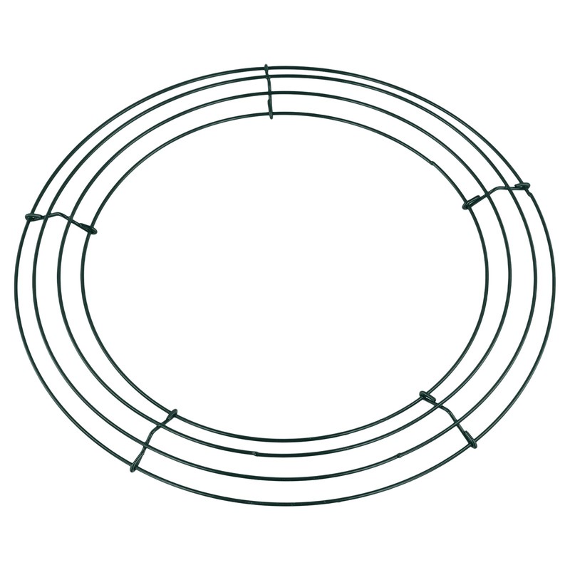 SOUJAP 40 PCS Metal Wreath Frame Ring, 12 Inch Round