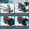 Kaowuzz Trailer Lock, Heavy Duty Trailer Ball Lock Fits 2