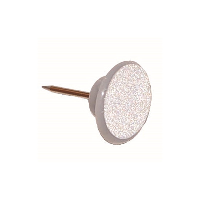 HME Products Plastic Reflective Tack (Pack of 50), White ,