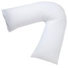 Rohi Duck Feather and Down V Shaped Pillow Washable Anti