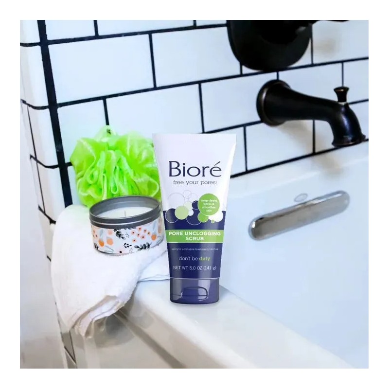 Bioré Exfoliador Facial Ácido Salicílico Piel Mixta 140 ml