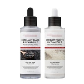 Exfoliant Black & Rice Face Scrubs