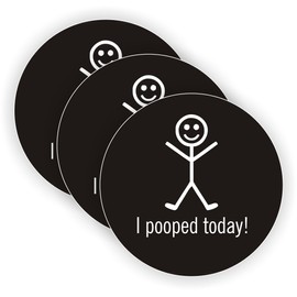 I Pooped Today Hard Hat Sticker / Helmet Decal Label Lunch Tool Box