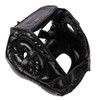 Boxing Headgear Black Head Guard Large Full Coverage PU Shock