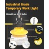 JC-LGL LED Construction String Light 50FT, 65W 8000Lm Industrial Grade