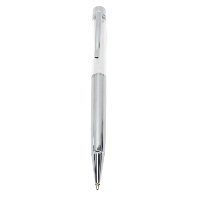 6Pcs Ball Point Pen Crystal Stone Replaceable Refill Elegant Multi