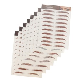 Ipetboom Non-irritating Girl Eyebrow Stickers Sheets for Sparse or Light Eyebrows No Need for Makeup Skills