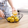 MEETOZ Metal Wire Fruit Bowl,Openwork Fruit Basket for Fruit Snack
