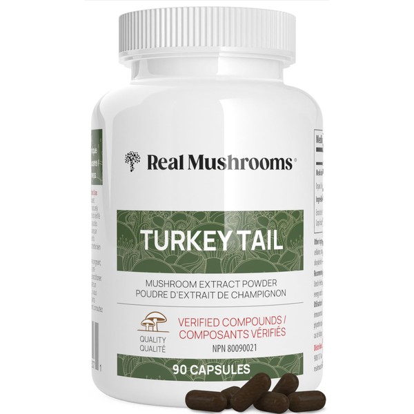 Real Mushrooms Real Mushrooms Turkey Tail Capsules - Organic Extract