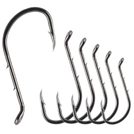 JSHANMEI Fishing Octopus Hooks - Baitholder Jig Hooks Carbon Steel Barbed Beak Bait Holder Fishing Hooks Saltwater Freshwater 2/0 100PCS
