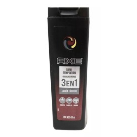 Axe Jabón Líquido Axe 3 En 1 Dark Temptation 400ml 3pz Ipg