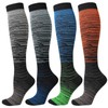Kickticks 4 Pairs Compression Socks for Woman & Man Unisex