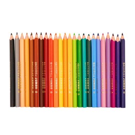 Baco | Bacoiris Lápices de Colores Triangulares Jumbo con Punta 3.3mm - Caja con 24 Colores