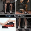 2 Pack Squat Wedge Blocks for Heel Elevated Squat, Weightlifting