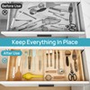 Vtopmart 4 Pack Shallow Drawer Dividers, Adjustable 2.3" High Expandable