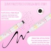 Prreal Eyeliner Freckles Pen,2 in 1 Freckle Stamp and Black