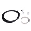 Chlorinator Feeder Connection Pack with Nut Gasket Clamp Tubing for