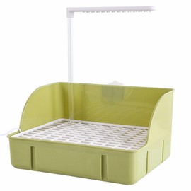 ROOJUNE Bird Bath, Automatic Parrot Shower Bath with Pump, Birds Shower Bathtub with Running Water, Birdcage, Medium Birds Parakeet Budgies Cockatiels Conures Finches, Lovebird