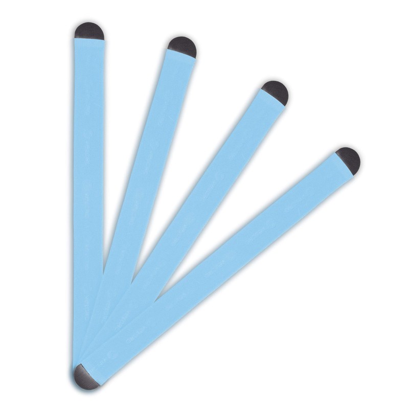 VELCRO Brand Face Mask Extender Straps 4pk Light Blue, 12”