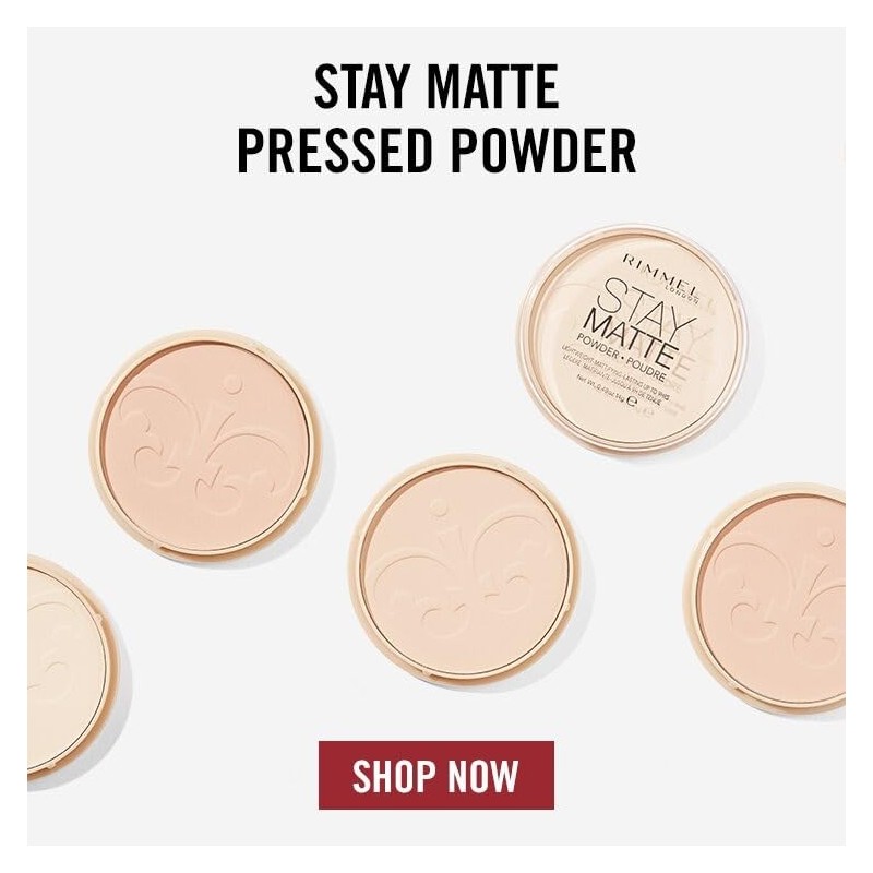 Rimmel London Stay Matte - 001 Transparent - Pressed Powder,